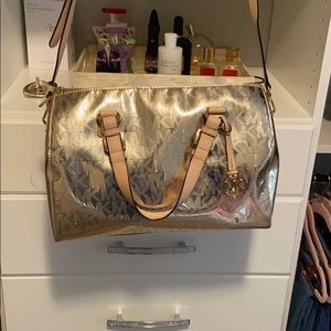 Micheal Kors Gold big bag